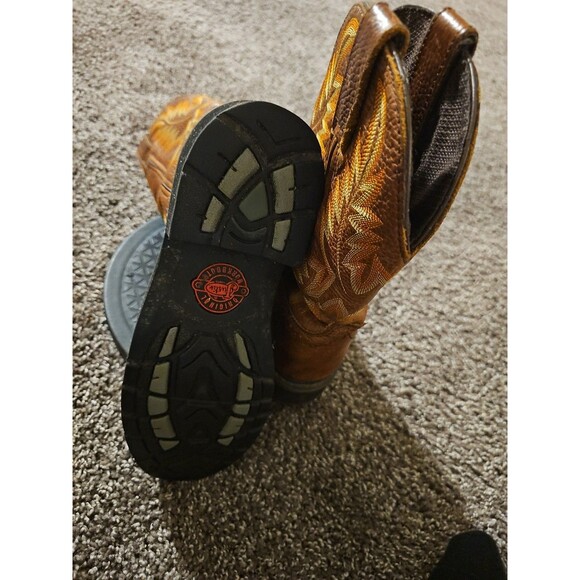 Justin Stampede Western Cowboy Men’s Work Boots Size 8 D main image 7